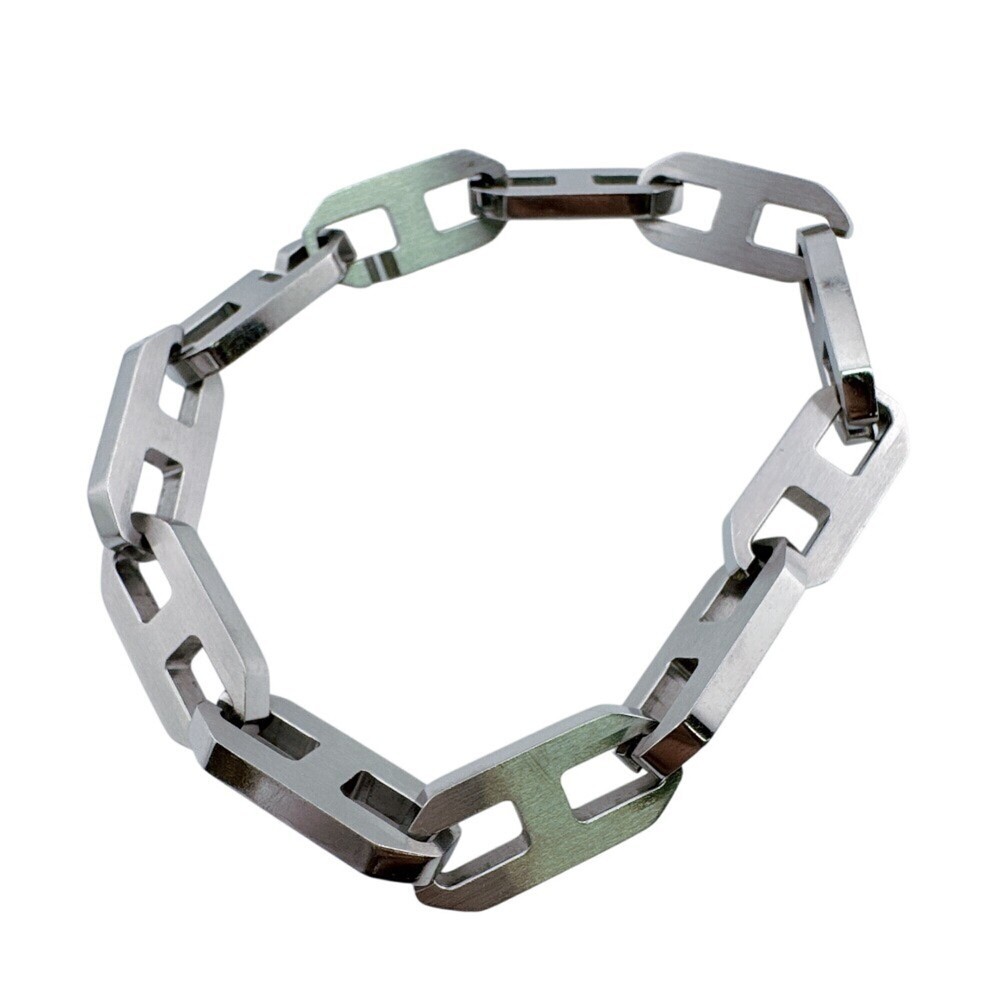 HERMES Silver Charm Bracelet